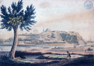 Vue de Vysehrad, vers 1830